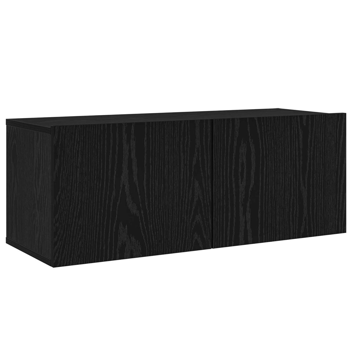 Ensemble meuble TV 8 pc Chêne noir Bois d'ingénierie