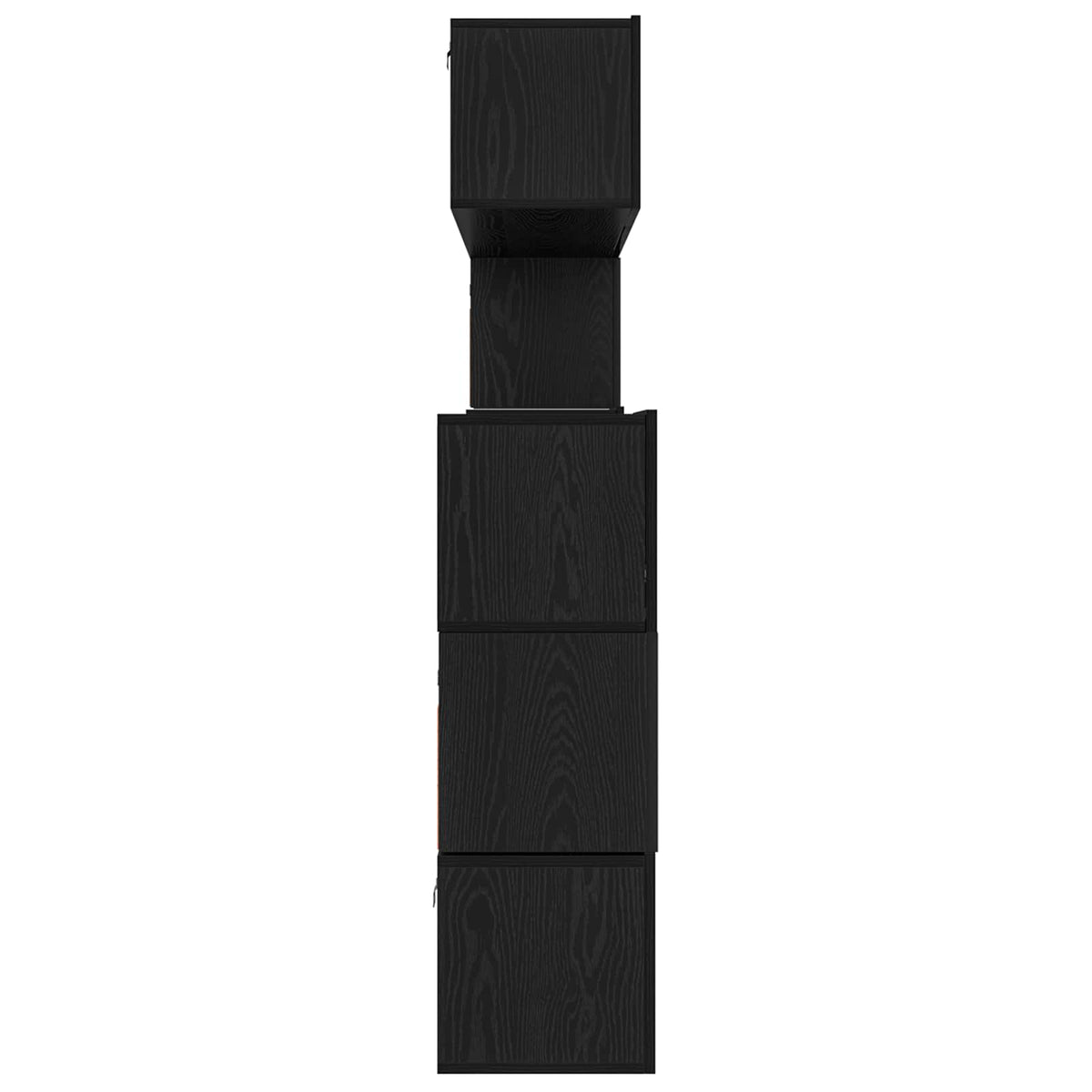 Ensemble meuble TV 8 pc Chêne noir Bois d'ingénierie