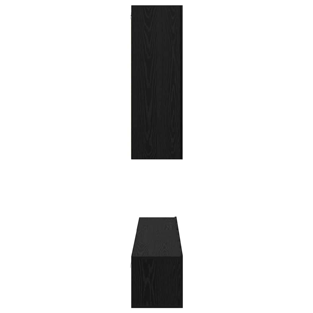 Ensemble meuble TV 6 pcs Chêne noir Bois d'ingénierie - XIOS