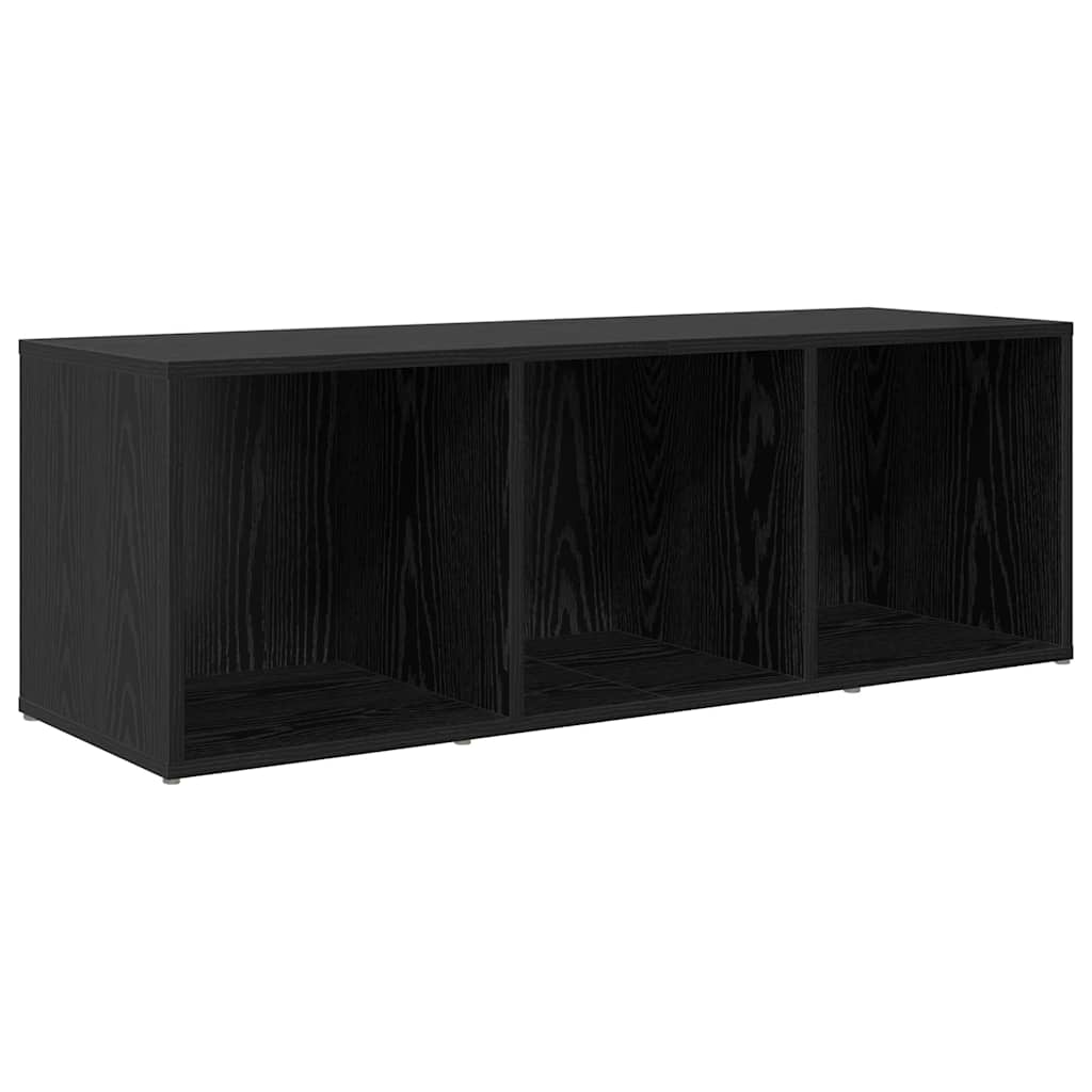 Meuble TV 3 pcs Noir 107 x 35 x 37 cm Bois d'ingénierie - XIOS