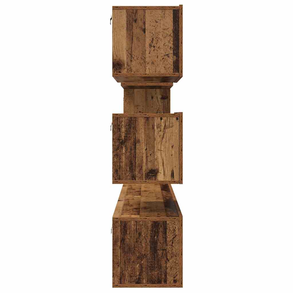 Ensemble meuble TV 6 pc Bois Ancien Bois d'ingénierie