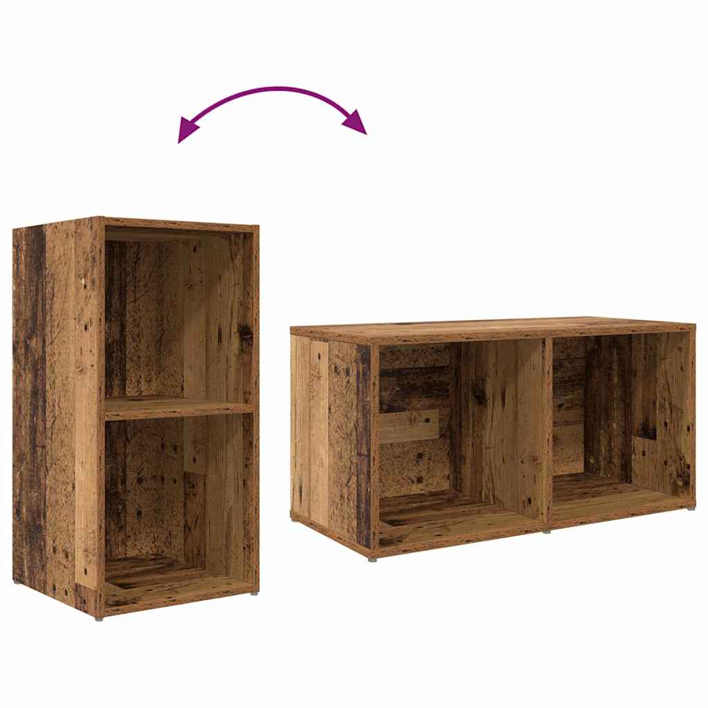 Ensemble de meubles TV 8 pcs Bois Ancien 37 x 35 x 72 cm - XIOS