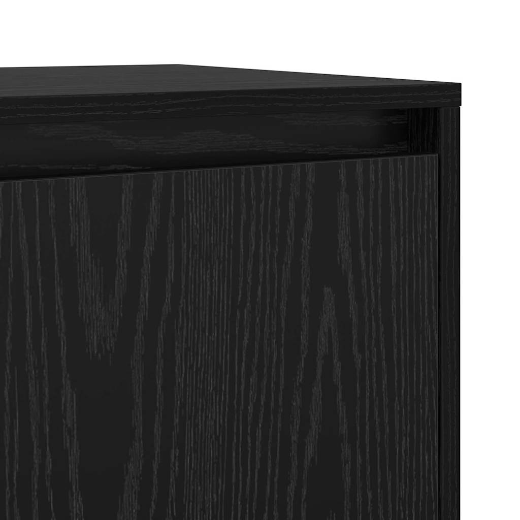 Buffets 2 pcs Chêne noir 70 x 41 x 75 cm Bois d'ingénierie - XIOS