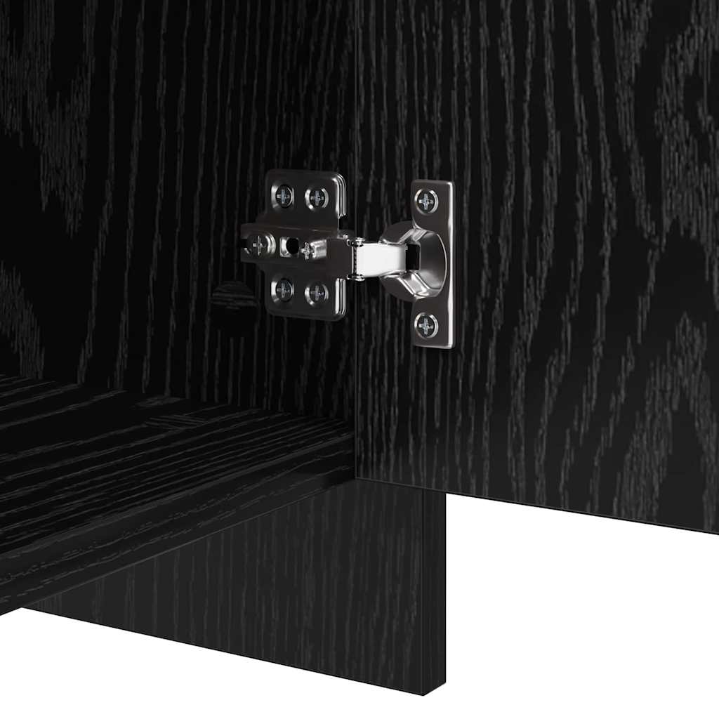 Buffets 2 pcs Chêne noir 70 x 41 x 75 cm Bois d'ingénierie - XIOS