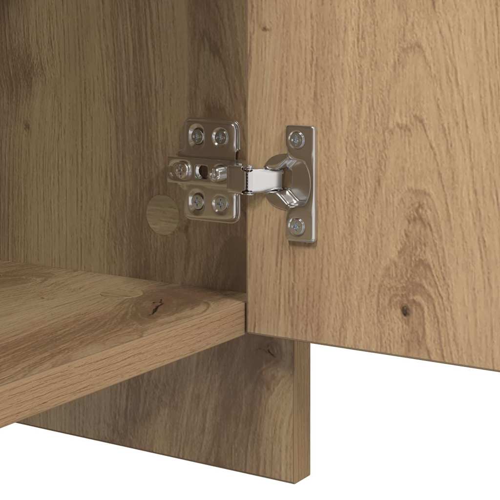 Buffet 2 pcs Chêne artisanal 70 x 41 x 75 cm Bois d'ingénierie - XIOS