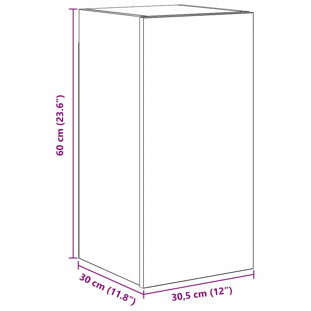 Ensemble meuble TV 8 pcs Chêne noir Bois d'ingénierie - XIOS