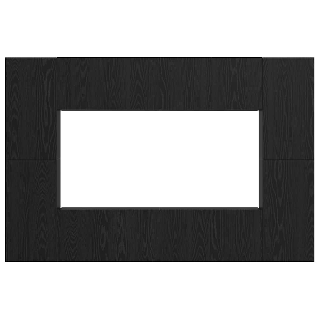 Ensemble meuble TV 8 pcs Chêne noir Bois d'ingénierie - XIOS