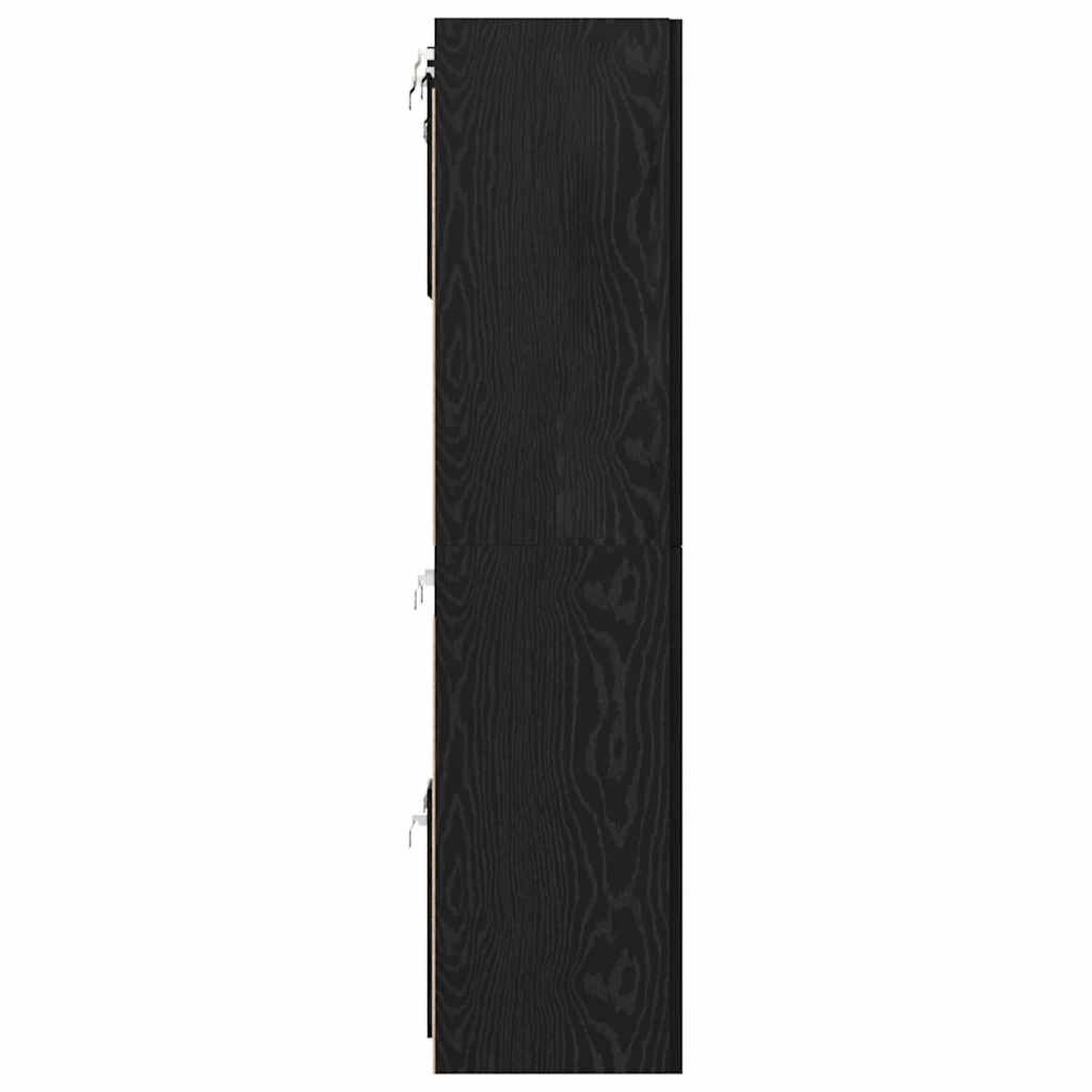 Ensemble meuble TV 8 pcs Chêne noir Bois d'ingénierie - XIOS