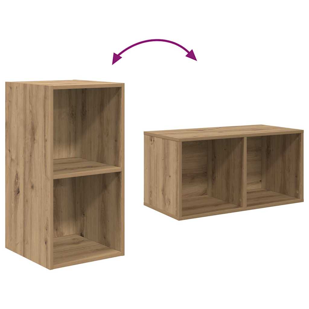 Ensemble meuble TV 3 pcs Chêne artisanal Bois d'ingénierie - XIOS