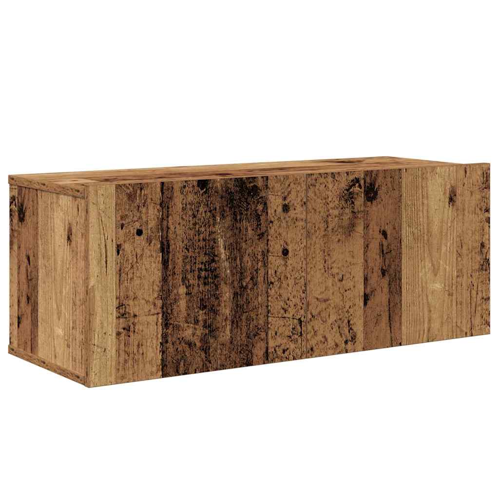 Ensemble meuble TV 2 pcs Bois Ancien Bois d'ingénierie - XIOS