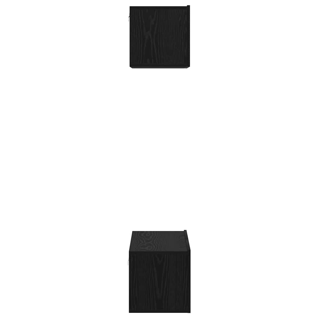 Ensemble meuble TV 2 pcs Chêne noir Bois d'ingénierie - XIOS