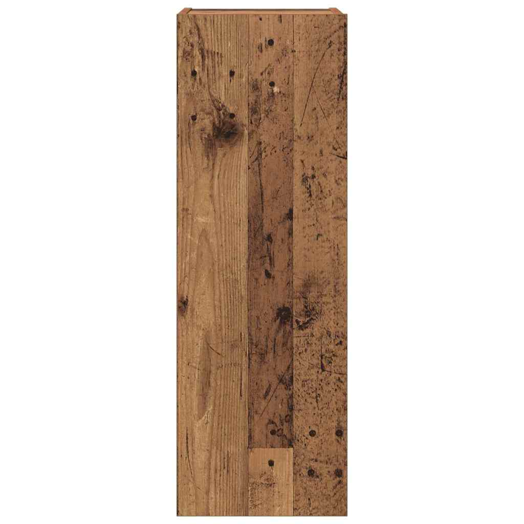 Unites TV Montage mural 4 pcs Bois Ancien Bois d'ingénierie - XIOS