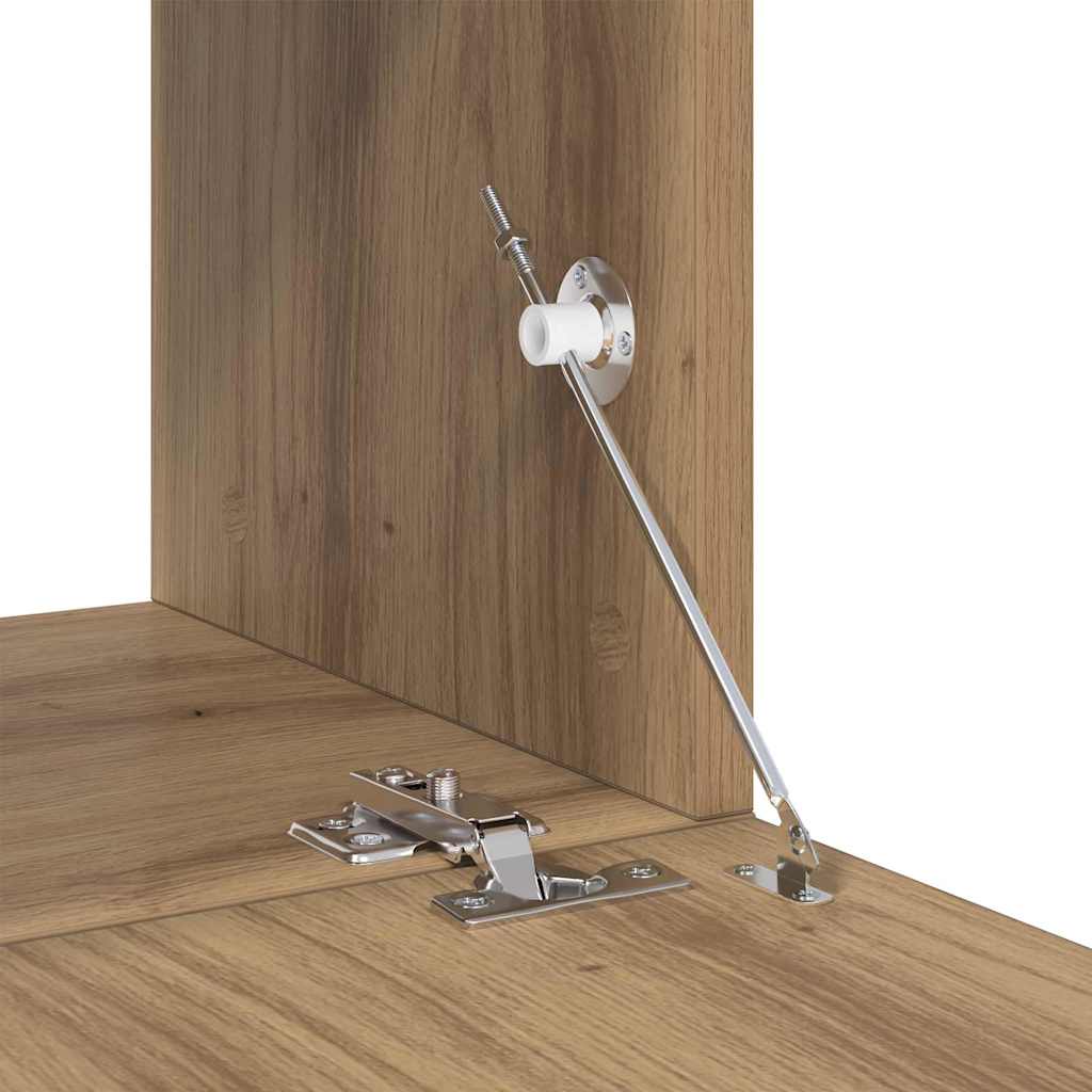 Ensemble meuble TV 7 pc Chêne artisanal Bois d'ingénierie