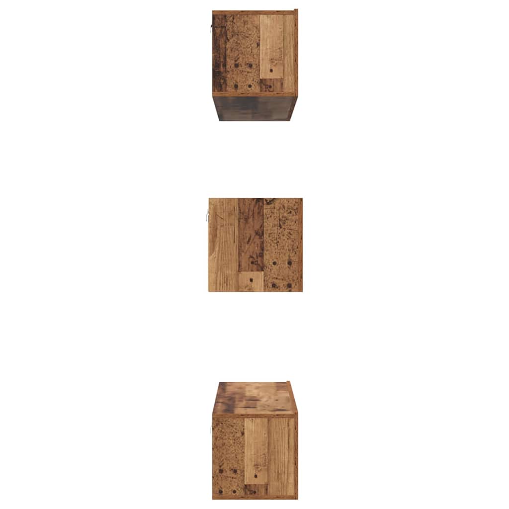 Ensemble meuble TV 6 pcs Bois Ancien Bois d'ingénierie - XIOS