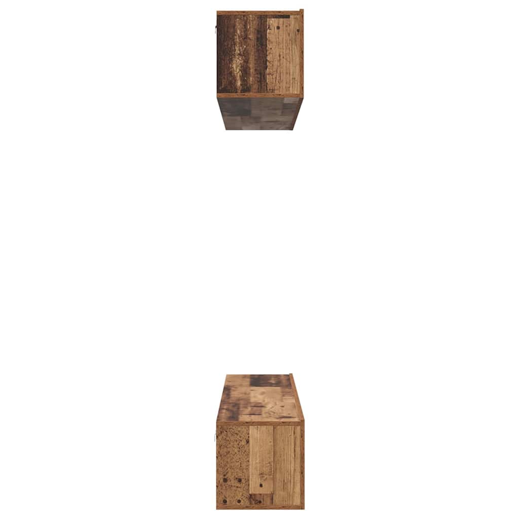 Ensemble meuble TV 5 pc Bois Ancien Bois d'ingénierie