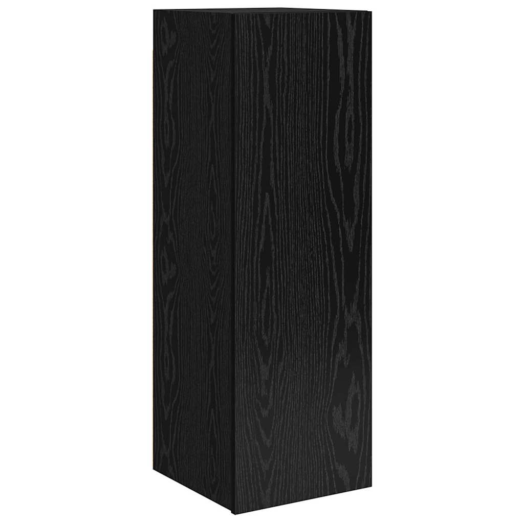 Ensemble meuble TV 9 pcs Chêne noir Bois d'ingénierie - XIOS