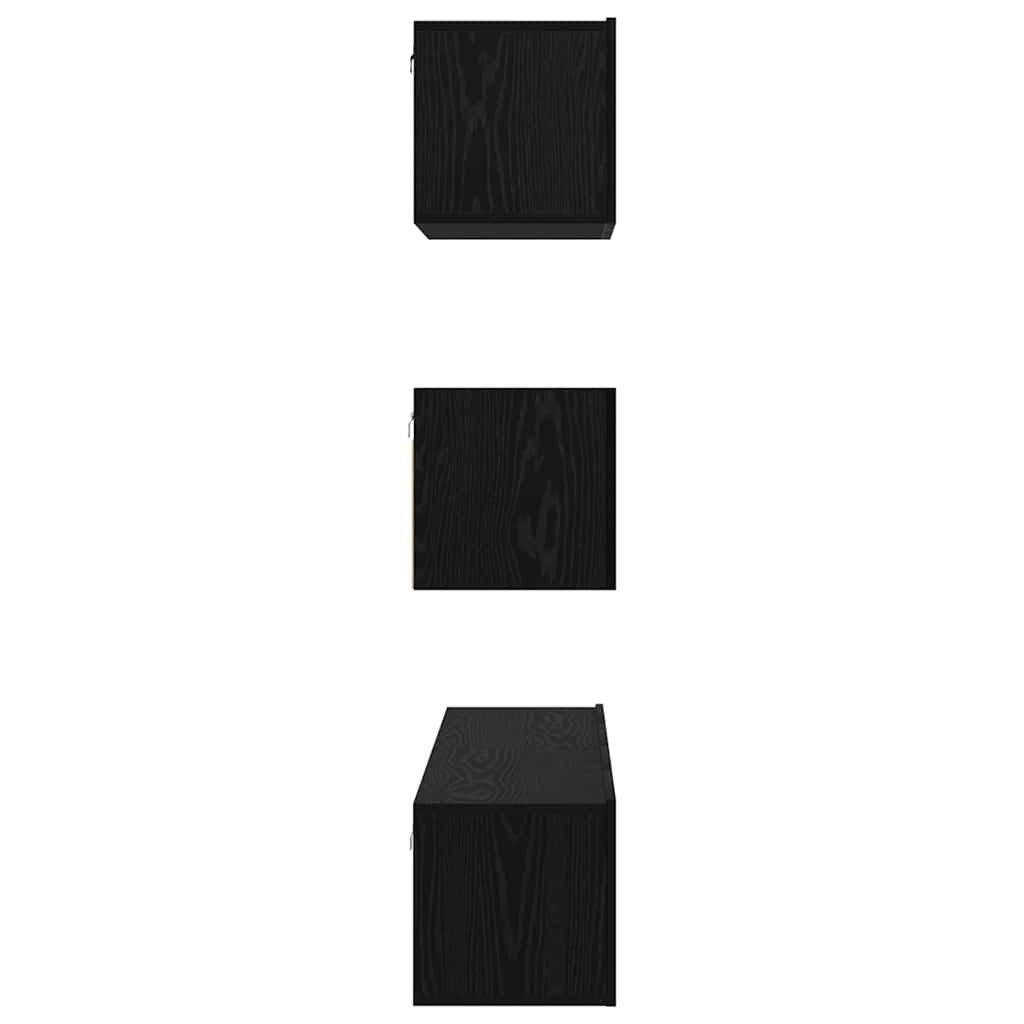 Ensemble meuble TV 4 pcs Chêne noir Bois d'ingénierie - XIOS