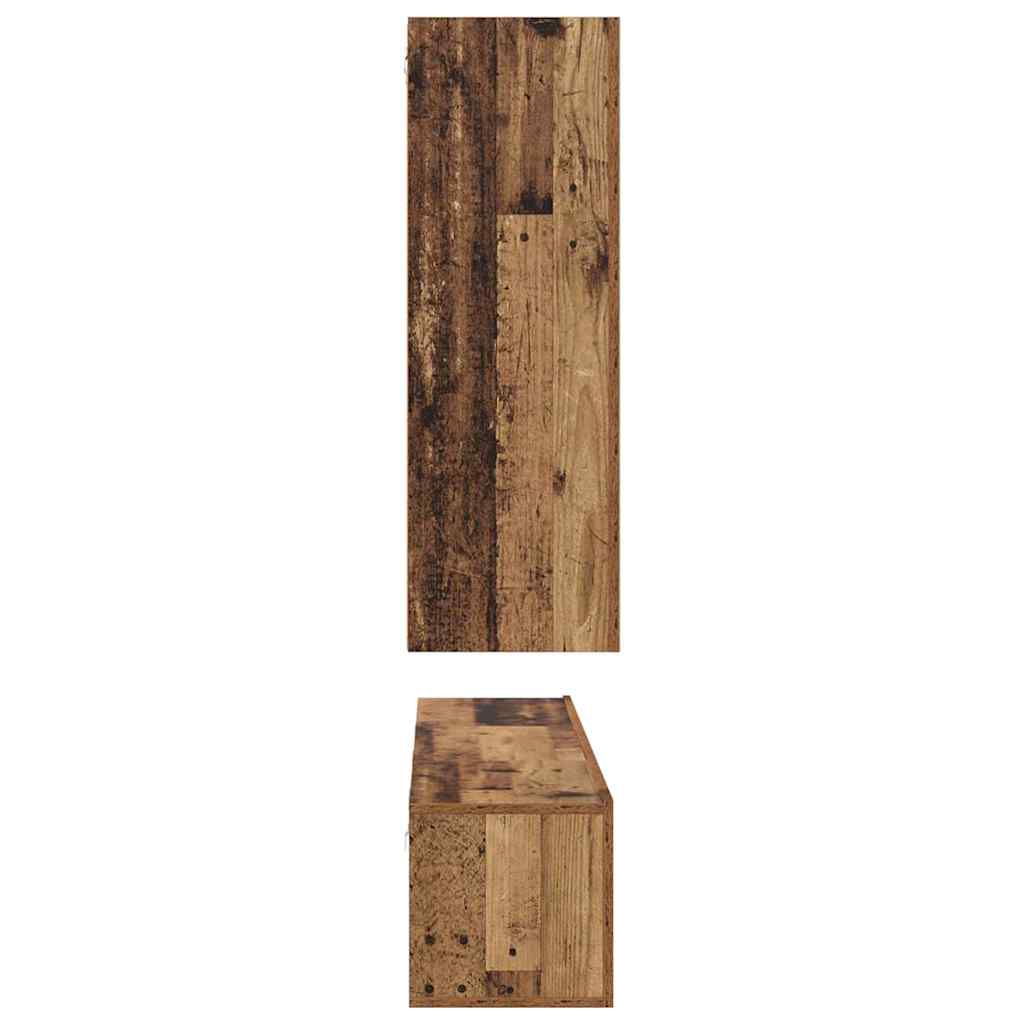 Ensemble meuble TV 5 pc Bois Ancien Bois d'ingénierie