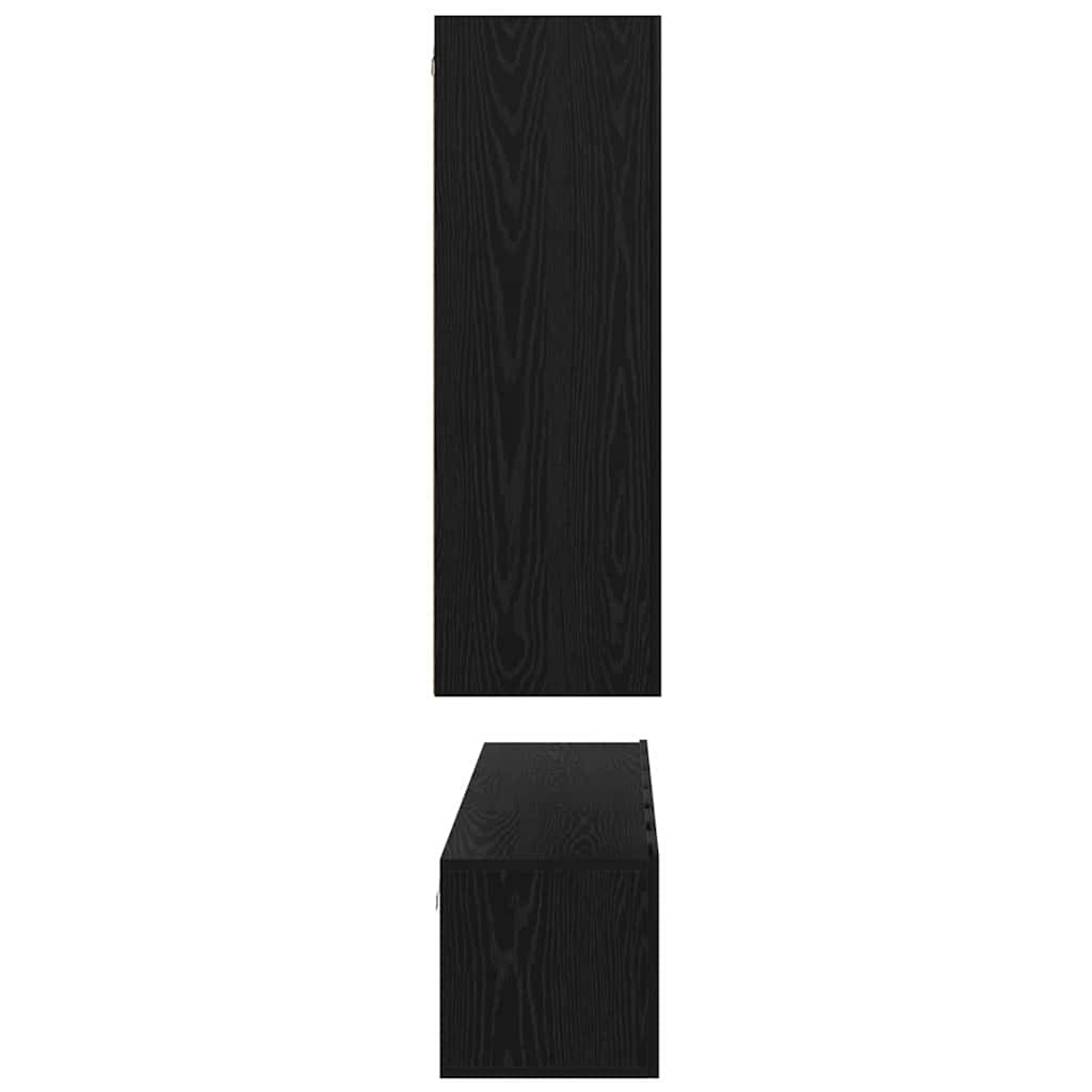 Ensemble meuble TV 5 pcs Chêne noir Bois d'ingénierie - XIOS