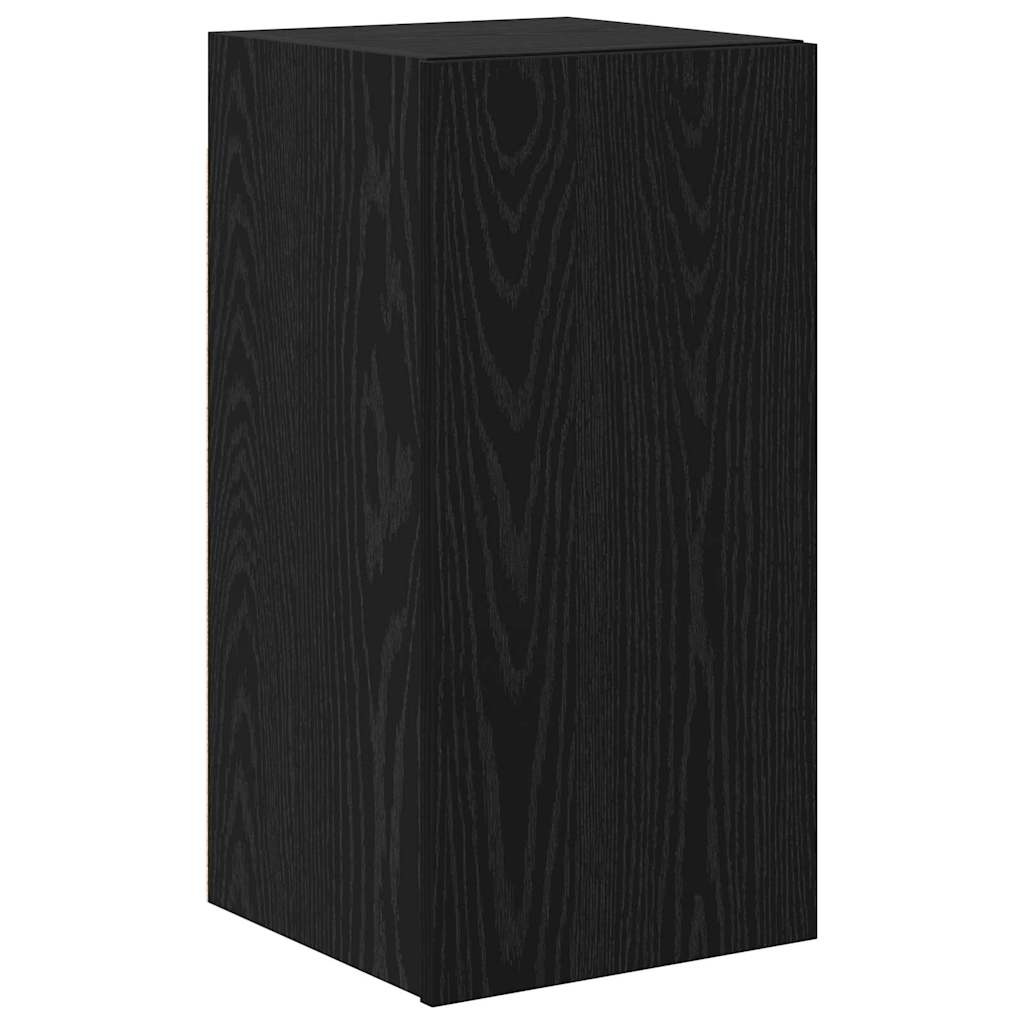 Meuble TV mural 3 pcs Chêne noir Bois d'ingénierie - XIOS