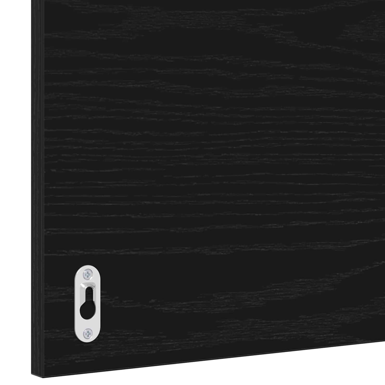 Ensemble de mobilier de salle de bain 3 pièces Chêne noir