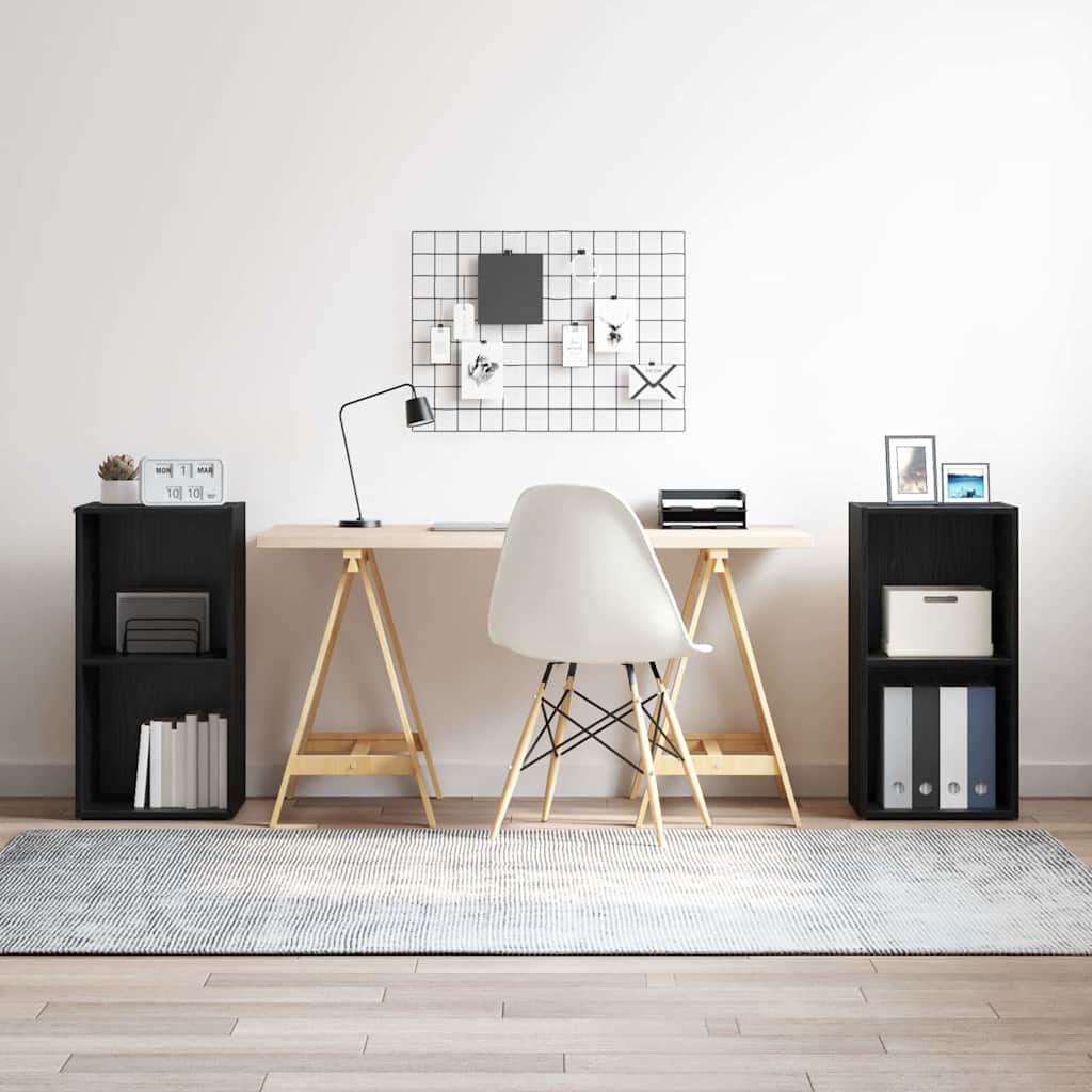 Ensemble meuble TV Chêne noir Bois d'ingénierie - XIOS