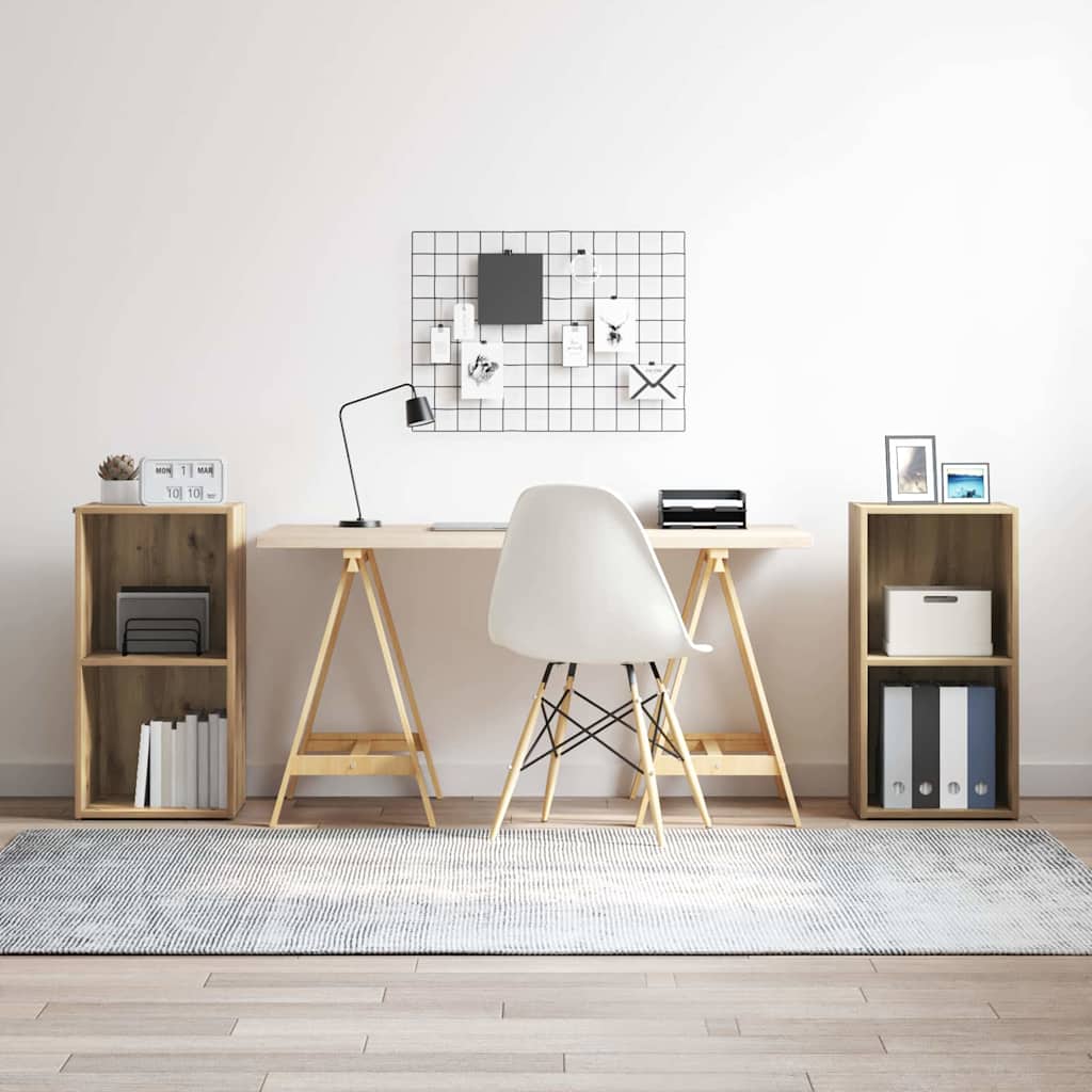 Ensemble meuble TV 2 pcs Chêne artisanal 37 x 35 x 72 cm - XIOS