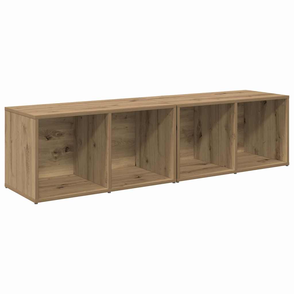 Ensemble meuble TV 2 pcs Chêne artisanal 37 x 35 x 72 cm - XIOS