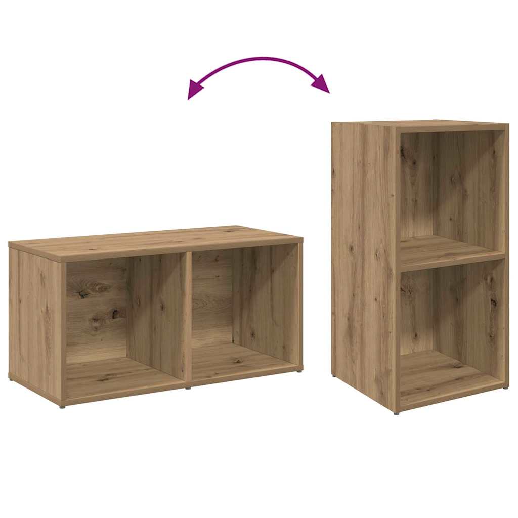 Ensemble meuble TV 2 pcs Chêne artisanal 37 x 35 x 72 cm - XIOS