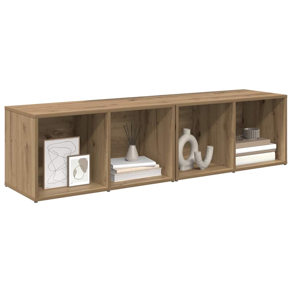 Ensemble meuble TV 2 pcs Chêne artisanal 37 x 35 x 72 cm - XIOS