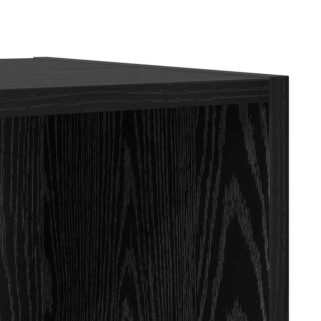 Ensemble meuble TV Montage mural 4 pcs Noir 37 x 37 x 142,5 cm - XIOS