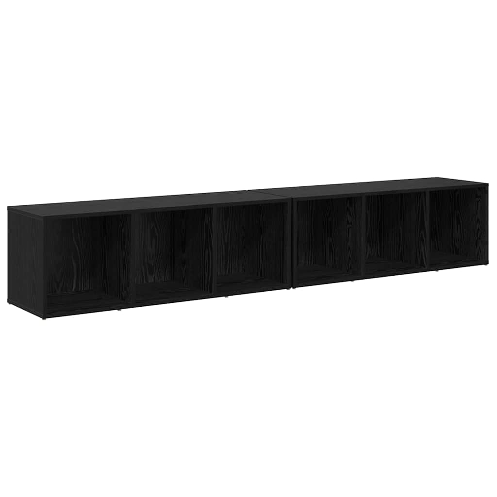 Ensemble meuble TV 2 pcs Chêne noir 37 x 35 x 107cm - XIOS