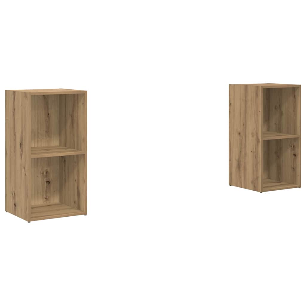 Ensemble meuble TV 2 pcs chêne artisanal 72 x 35 x 36.5 cm - XIOS