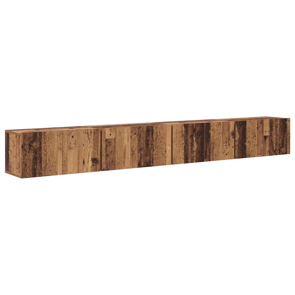 Ensemble meuble TV 4 pcs Bois Ancien 60 x 30 x 30 cm - XIOS