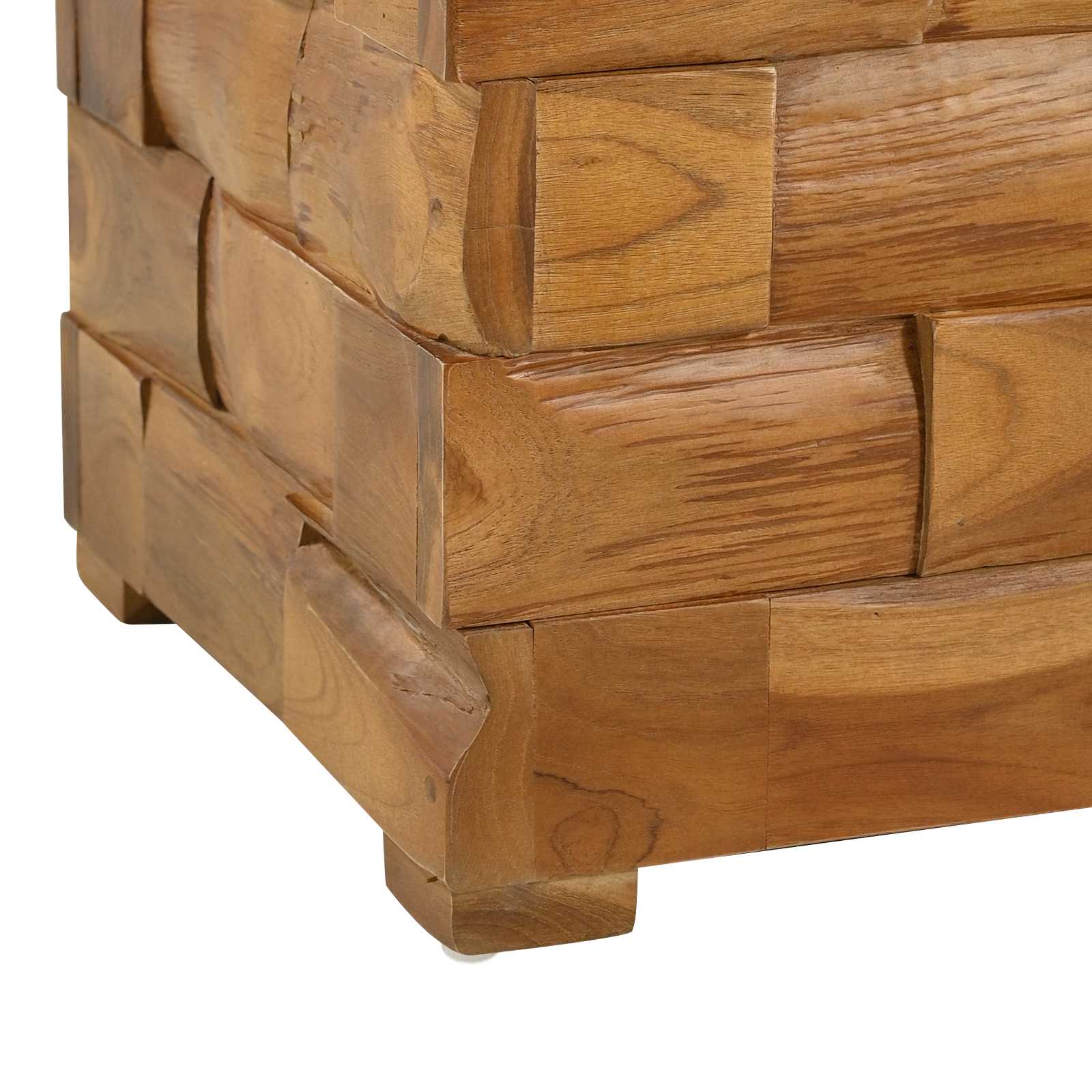 Tabouret de Rangement avec stockage Marron 40,5 x 39,5 x 45 cm - XIOS