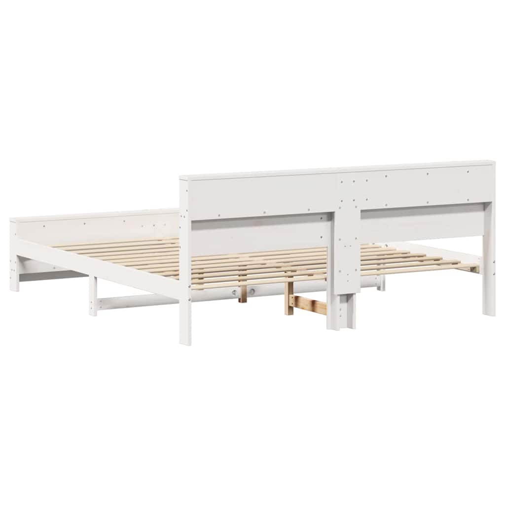 Cadre de lit Blanc 200 x 200 cm Bois d'ingénierie - XIOS