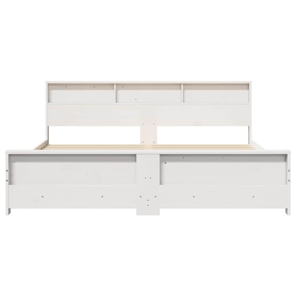 Cadre de lit Blanc 200 x 200 cm Bois d'ingénierie - XIOS