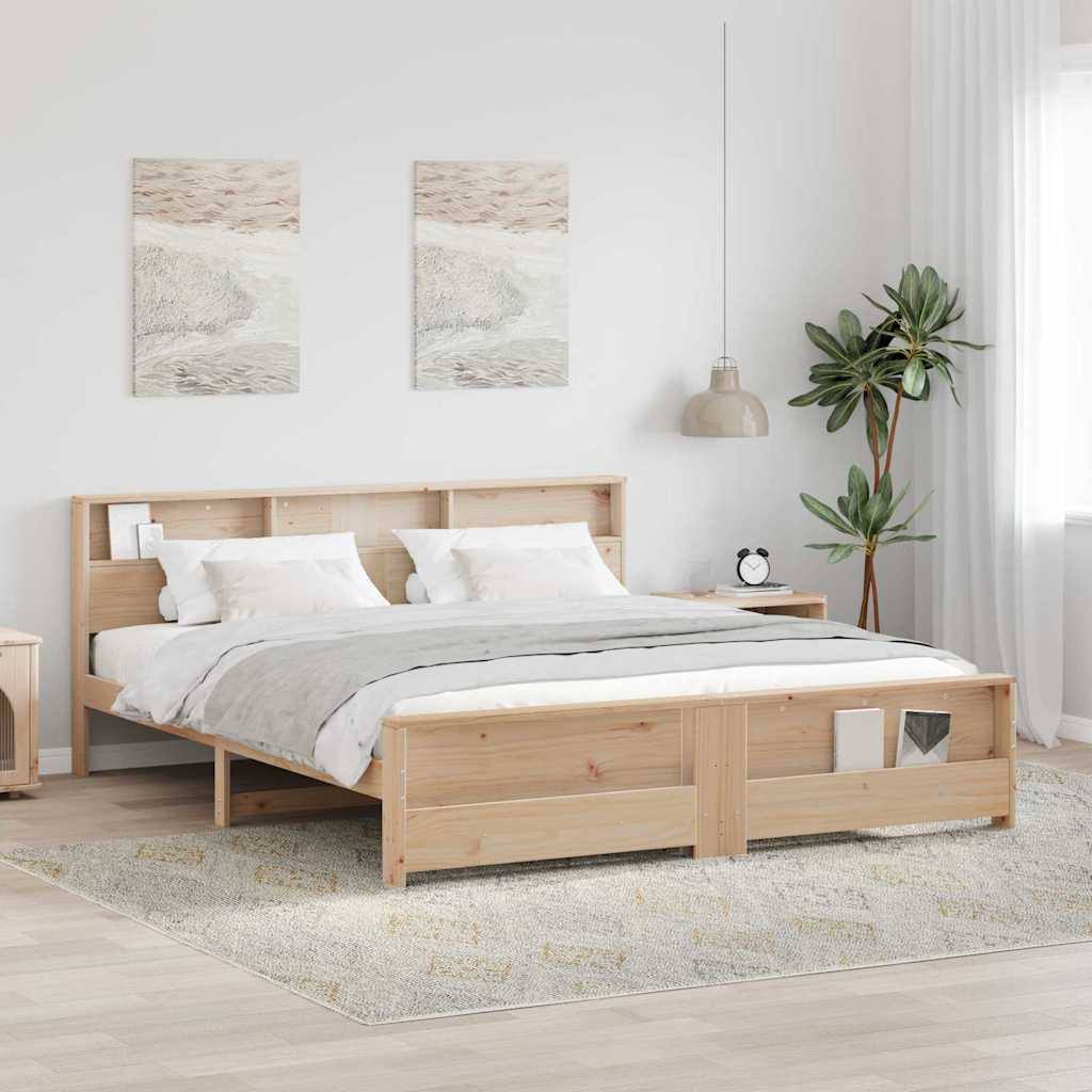 Cadre de lit Marron 180 x 200 cm Bois d'ingénierie - XIOS