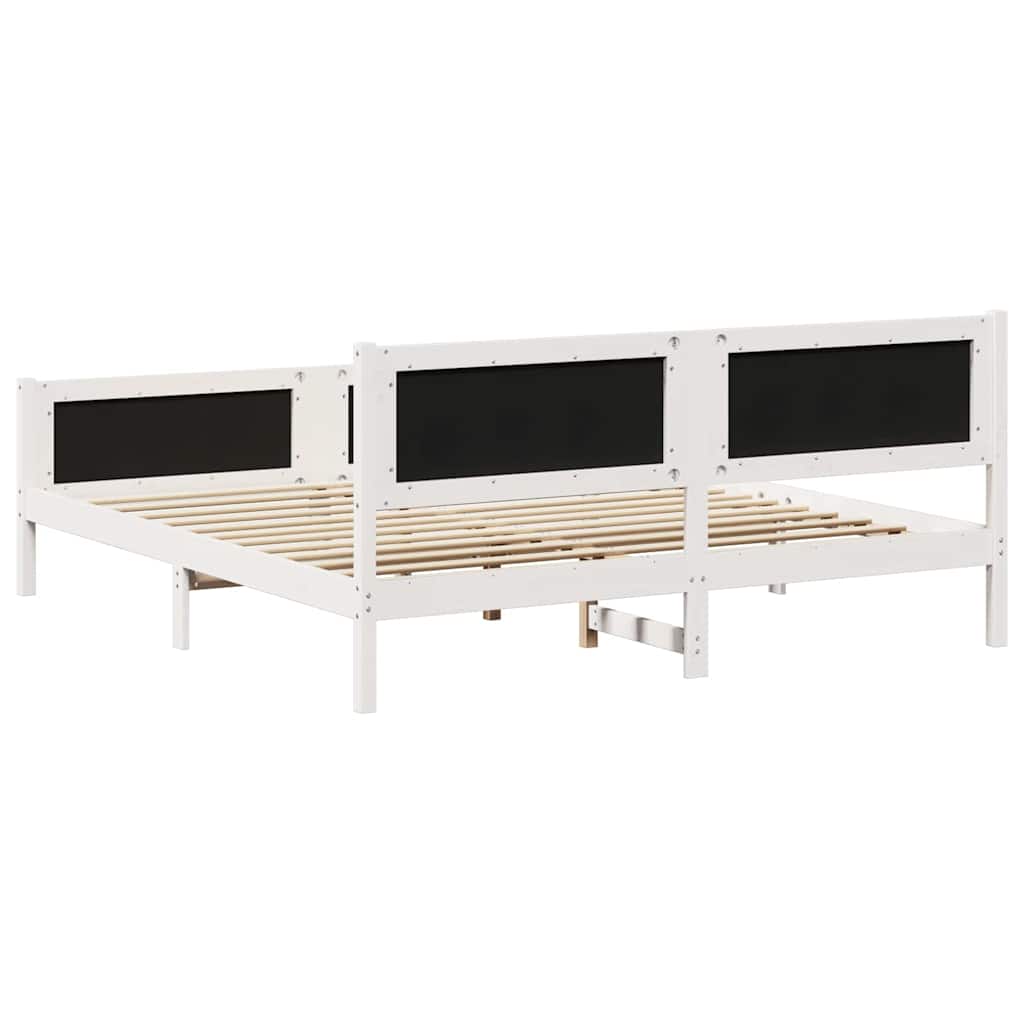 Cadre de lit avec tête de lit Gris clair 200 x 200 cm tissu - XIOS