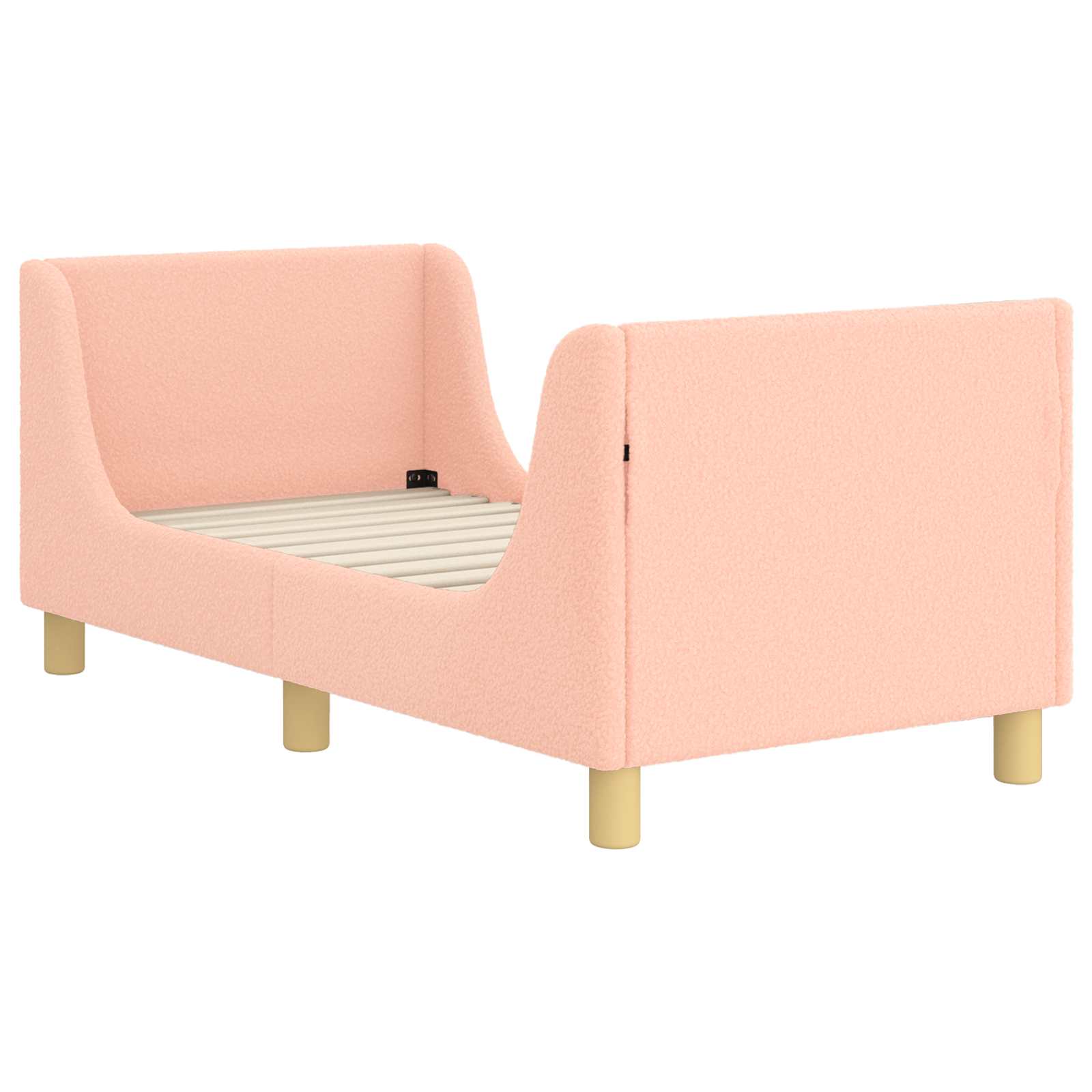 Cadre de lit pour tout-petit avec tête de lit Rose 70 x 140 cm - XIOS