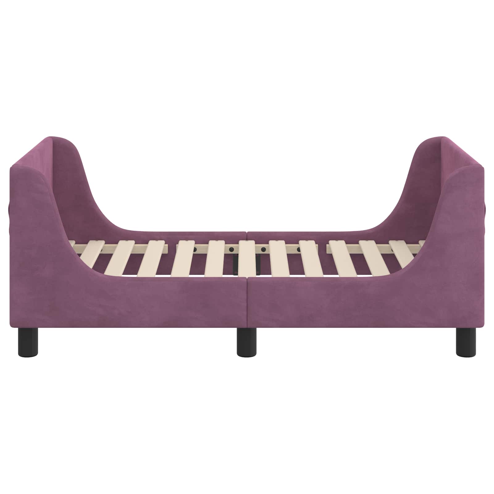 Cadre de lit pour tout-petit avec tête de lit Violet - XIOS