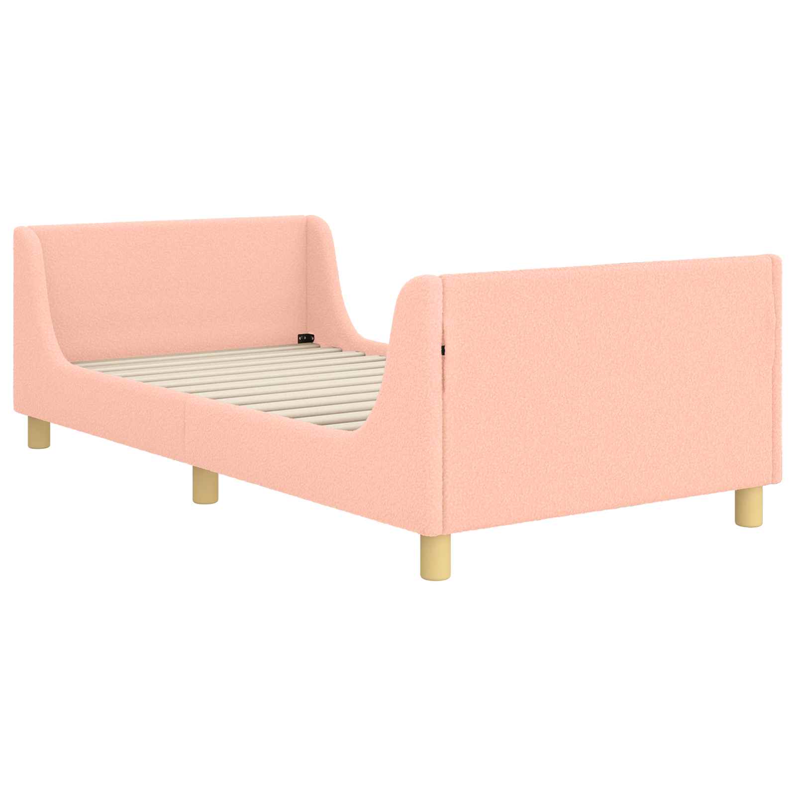 Cadre de lit pour enfants avec tête de lit Rose 90 x 190 cm - XIOS