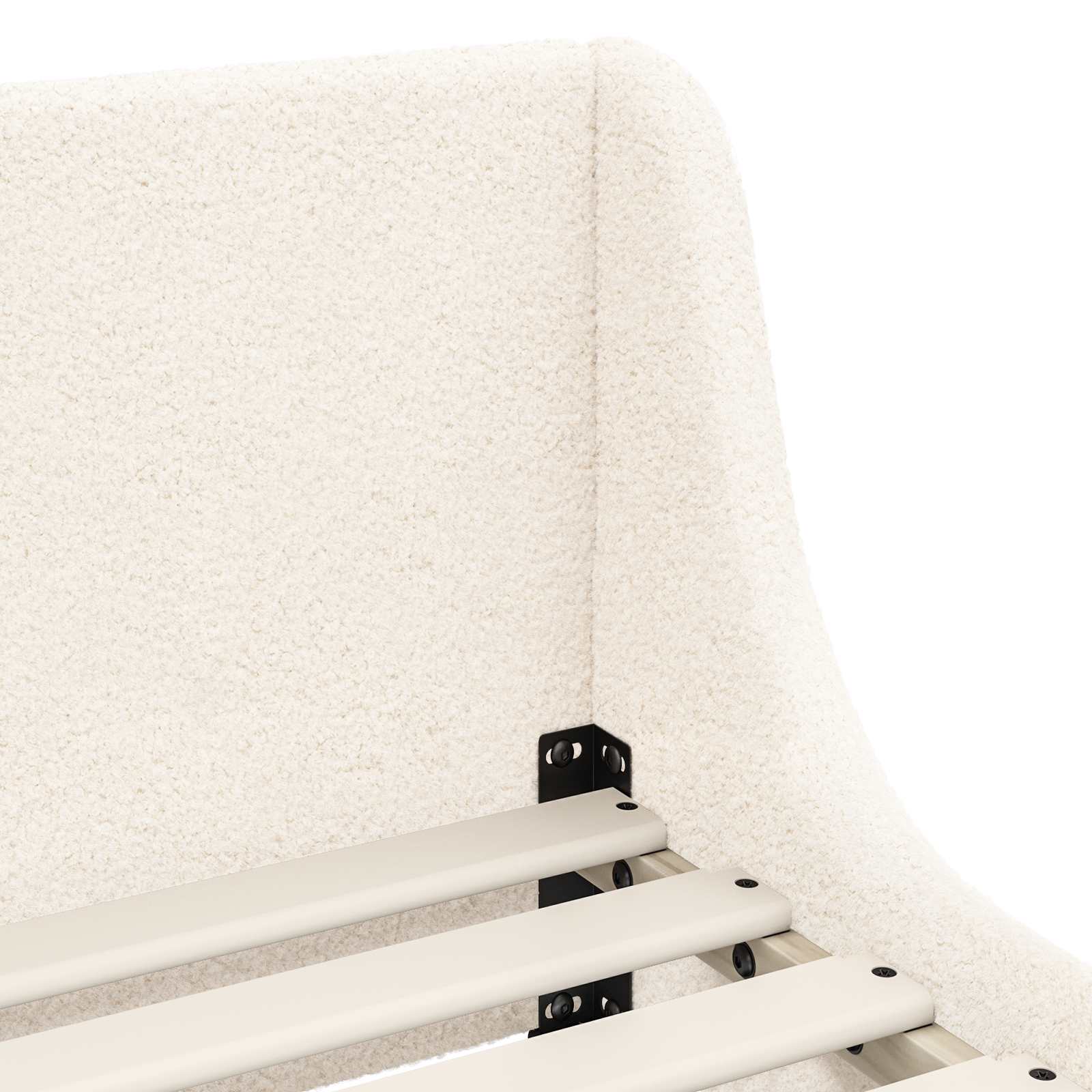 Cadre de lit pour enfants avec tête de lit Crème 90 x 200 cm - XIOS