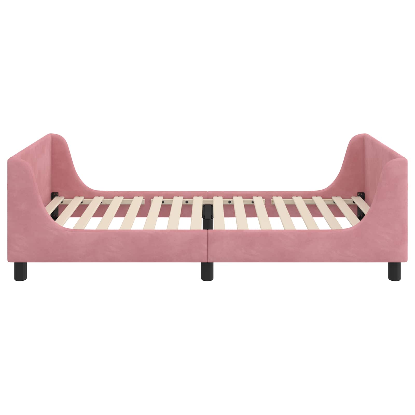 Cadre de lit pour enfants avec tête de lit Rose 90 x 200 cm - XIOS