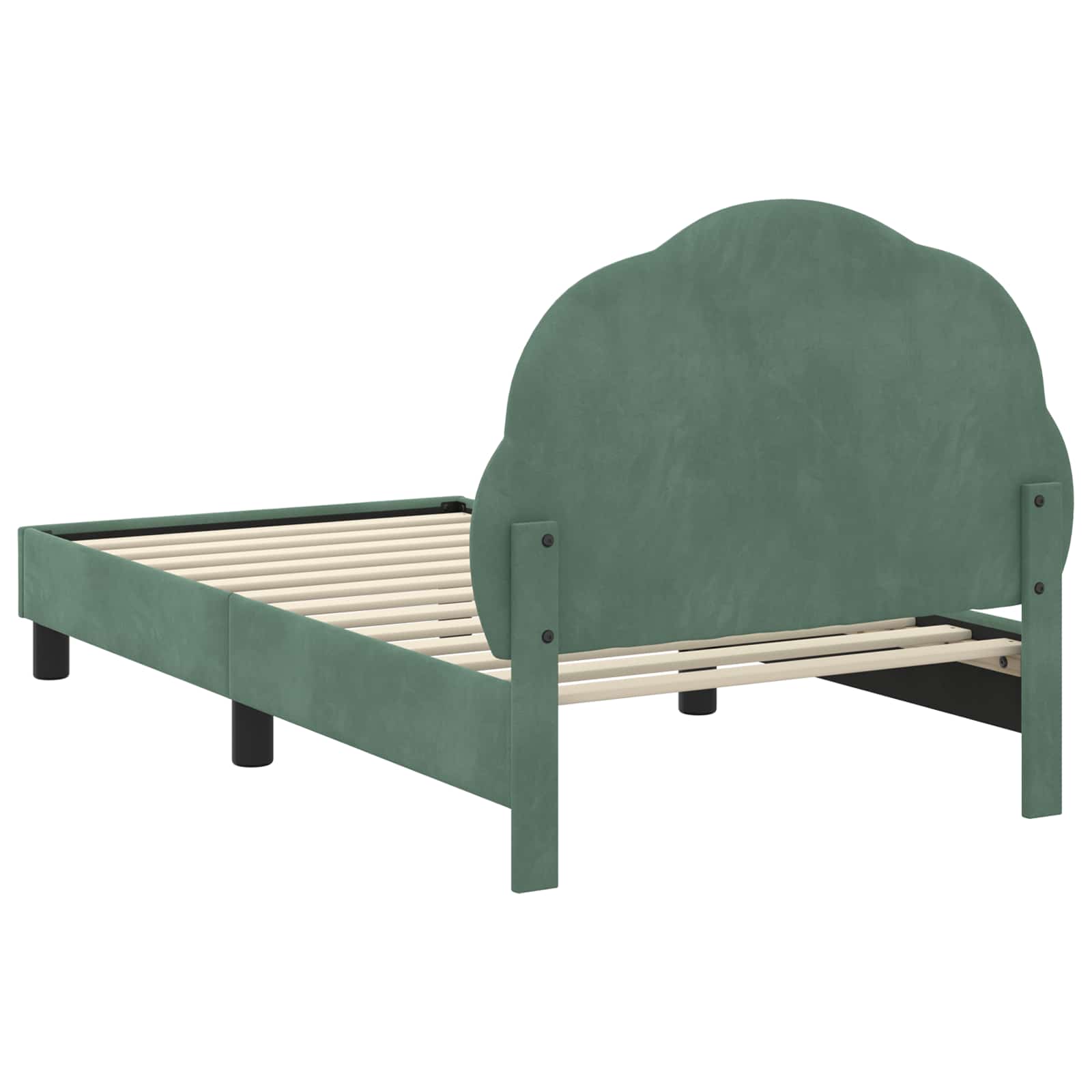 Cadre de lit pour enfants avec tête de lit Vert Mer 80 x 160 cm - XIOS