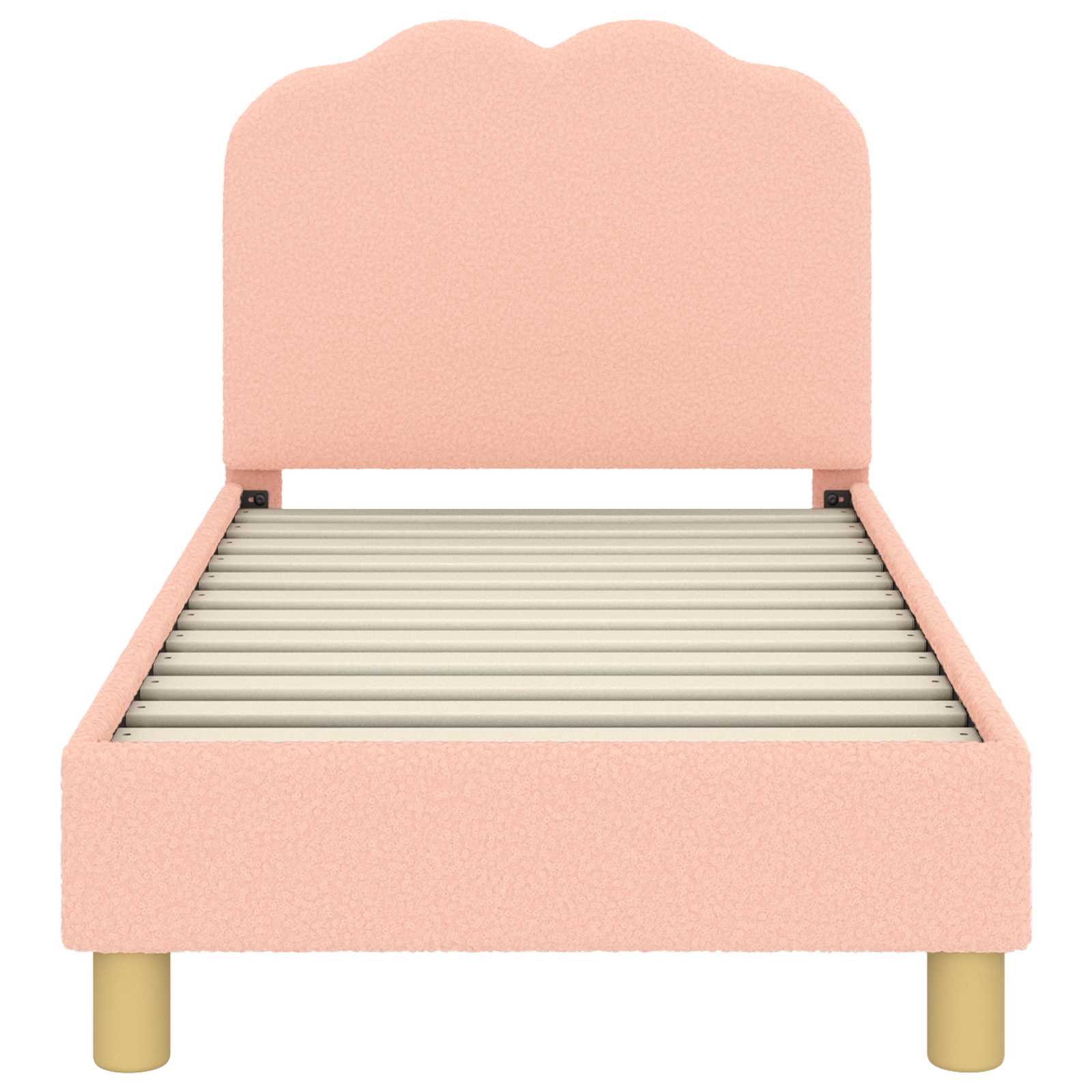 Cadre de lit pour tout-petit avec tête de lit Rose 70 x 140 cm - XIOS