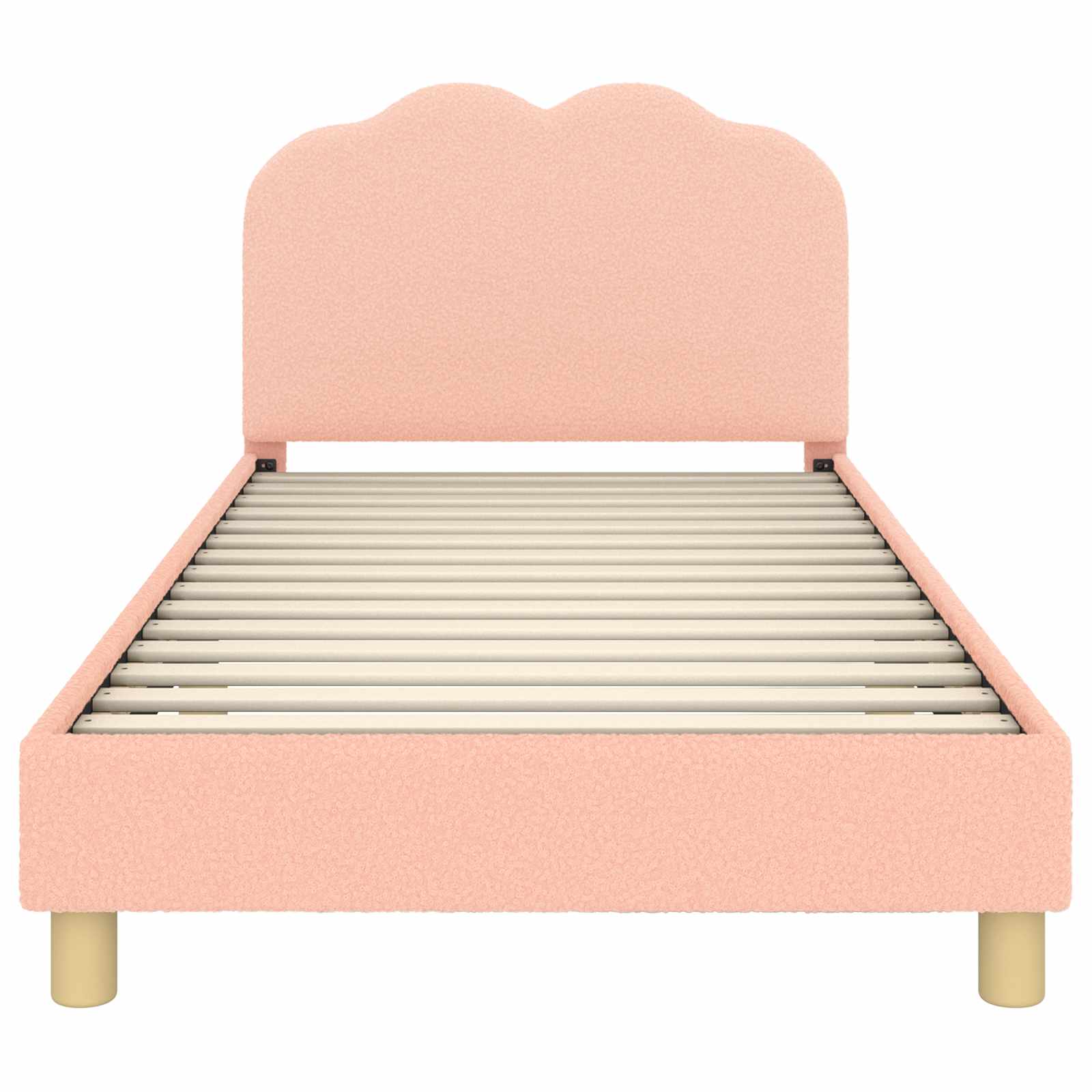Cadre de lit pour enfants avec tête de lit Rose 80 x 200 cm - XIOS