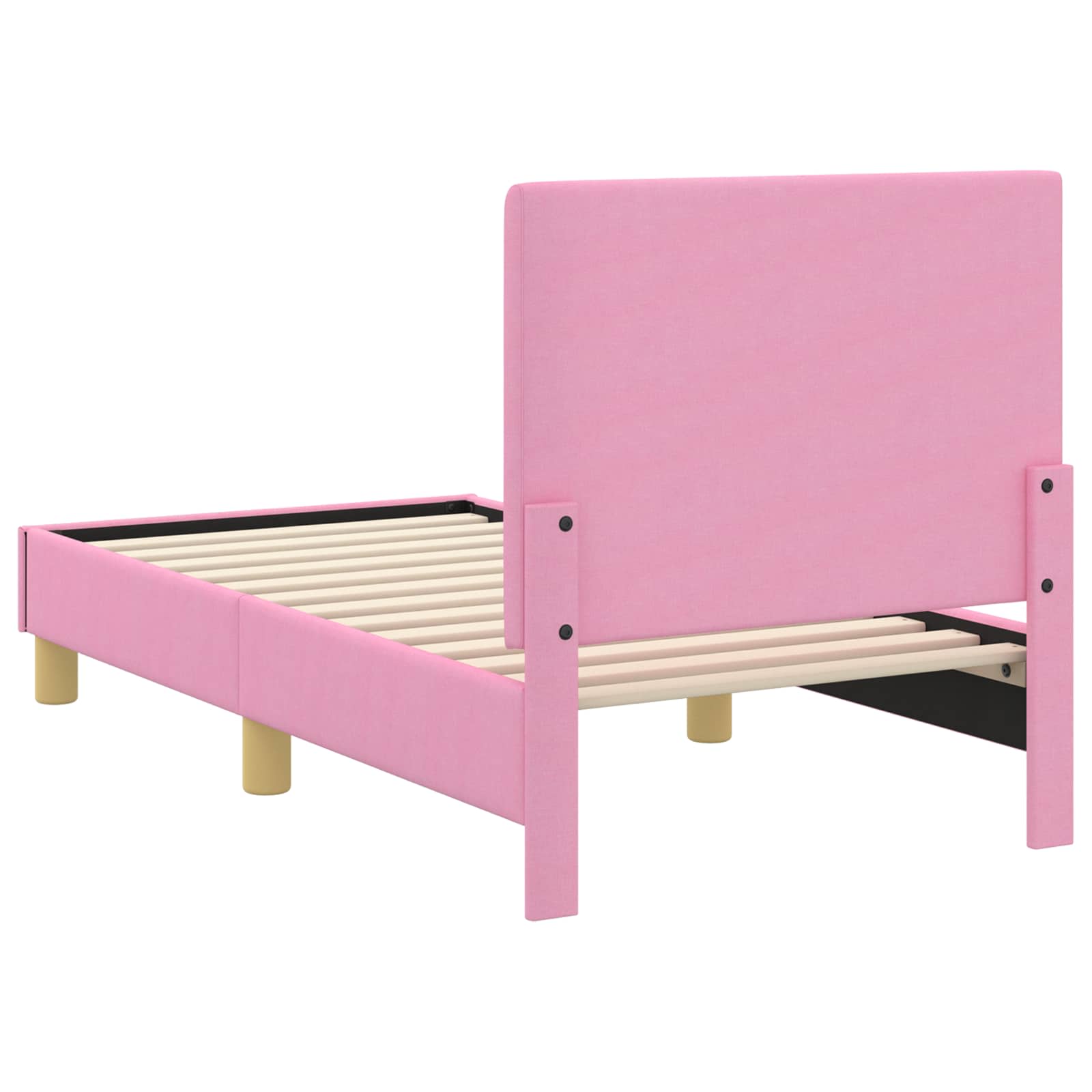 Cadre de lit pour tout-petit avec tête de lit Rose 70 x 140 cm - XIOS