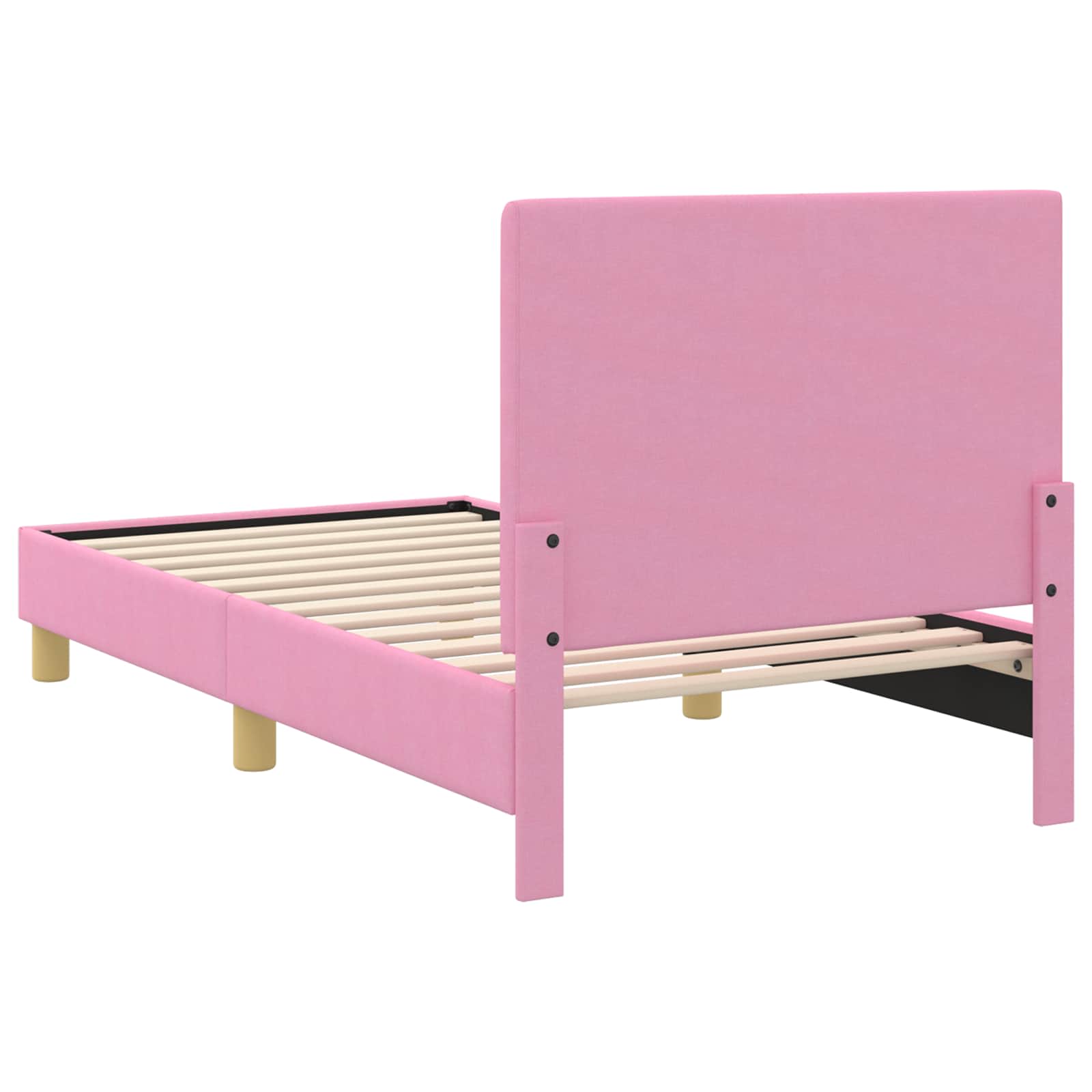 Cadre de lit pour enfants avec tête de lit Rose 80 x 160 cm - XIOS
