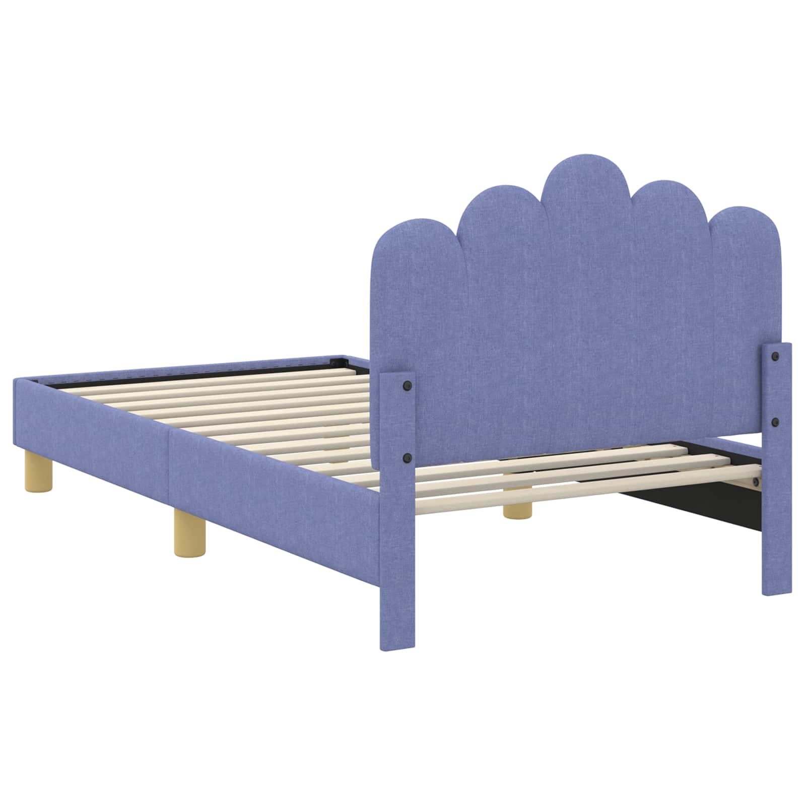 Cadre de lit pour enfants avec tête de lit Bleu denim - XIOS